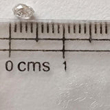 4.1x2.4mm Clear White Faceted Diamond Tear Drop Double Drill, Clear Briolette Bead, 0.16Ct Diamond Drop For Jewelry - PPKJ184