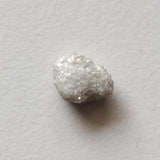Conflict Free 8.3x6mm White Grey Rough Diamond, 1.5 Cts White Raw Loose Uncut Huge Diamond For Jewelry - PDD940