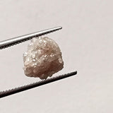 9x8.3mm White Grey Rough Diamond, Loose Rough Raw Uncut Huge Diamond For Jewelry - PDD926