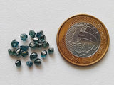 Conflict Free Beautiful Blue Rough Diamond Crystal, Loose Natural Clear Blue Smooth Raw Diamond For Jewelry / Ring , 3-3.5mm 1 Pc - PDD928