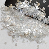White Diamond Faceted Slices Dust, White Diamond Faceted Diamond Slices For Jewelry (5Ct To 10Cts) - PPKJ185
