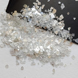 White Diamond Faceted Slices Dust, White Diamond Faceted Diamond Slices For Jewelry (5Ct To 10Cts) - PPKJ185