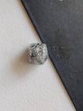 8.7x8.4mm Grey Diamond Octahedron, 1 Pc Natural Rough Raw Uncut Smooth Loose Diamond Crystal - PPKJ197