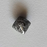 8.7x8.4mm Grey Diamond Octahedron, 1 Pc Natural Rough Raw Uncut Smooth Loose Diamond Crystal - PPKJ197