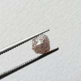 4.6x5.2mm Pink Rough Diamond, 1Pc Loose Natural Pink Uncut Raw Drilled Diamonds For Jewelry - PDD951