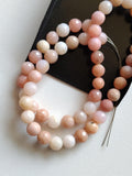 7-7.5mm Pink Opal Shaded Faceted Balls, 25 Pieces Faceted Balls Natural  Peruvian Pink Opal For Jewelry - PAG31