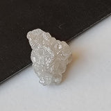 8.4x6.4mm White Grey Rough Diamond, Loose Raw Uncut Huge 1.83 Cts White Raw Diamond For Jewelry - PDD931