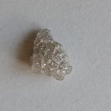 8.4x6.4mm White Grey Rough Diamond, Loose Raw Uncut Huge 1.83 Cts White Raw Diamond For Jewelry - PDD931