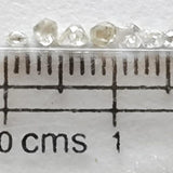 Conflict Free Beautiful Clear Diamond Rough, 1.5-2mm Clear White Loose Diamond Crystal for Jewelry - PDD952