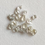 Conflict Free Beautiful Clear Diamond Rough, 1.5-2mm Clear White Loose Diamond Crystal for Jewelry - PDD952