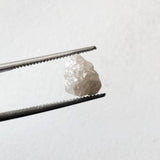 6x7.9mm White Rough Diamond, 1.85 Cts White Raw Loose Raw Uncut Huge Diamond For Jewelry / Ring - PDD953