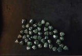 Conflict Free 5 Pcs Blue Raw Diamond Octahedron Drilled, Natural Blue Rough Raw Uncut Diamond Crystal, 2mm-2.5mm - PPKJ192