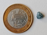Conflict Free 6.7x6.2mm Blue Raw Diamond, 1.28 Cts Huge Blue Rough Flat Uncut Diamond, Perfect for Bezel - PPKJ193
