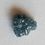 Conflict Free 6.7x6.2mm Blue Raw Diamond, 1.28 Cts Huge Blue Rough Flat Uncut Diamond, Perfect for Bezel - PPKJ193