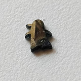 Conflict Free 6.2mm Rare Blue Penguin Cut Polished Diamond Slice, Loose Fancy Penguin Diamond For Pendant / Ring / Earrings / Jewelry For Her - PDD934