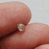 Conflict Free Champagne Diamond Drop, 0.29 Cts Rare Champagne Diamond Briolette Faceted Bead TearDrop for Pendant , 4.3x2.8mm - PPKJ194