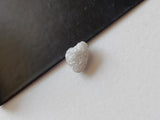 Conflict Free 8.3x6mm White Grey Rough Diamond, 1.5 Cts White Raw Loose Uncut Huge Diamond For Jewelry - PDD940
