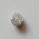 Conflict Free 7.2x6mm White Grey Diamond, 1.64 Cts Loose Huge Uncut Natural Raw Rough White Grey Diamond for Jewelry - PDD941