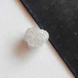 Conflict Free 7.2x6mm White Grey Diamond, 1.64 Cts Loose Huge Uncut Natural Raw Rough White Grey Diamond for Jewelry - PDD941