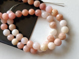7-7.5mm Pink Opal Shaded Faceted Balls, 25 Pieces Faceted Balls Natural  Peruvian Pink Opal For Jewelry - PAG31