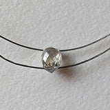 Conflict Free 2.3x3.2mm Clear White Diamond Drop, Clear Briolette Bead, 0.15Ct Faceted Diamond Tear Drop Double Drill For Jewelry - PPKJ200