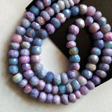 5-5.5mm Lavender Opal Faceted Rondelle Beads, Lavender Colour Opal Beads for Jewelry, 8 Inches - PSG395