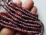 3.5mm Mystic Garnet Faceted Rondelles, 13 Inch Strand Mystic Garnet Rondelle for Jewelry - PAG39