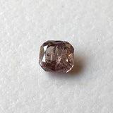 3.4x3.2 mm Light Pink Emerald Cut Diamond, 0.17 Cts Rare Sparkling Clear Pink Emerald Faceted Loose Diamond for Jewelry - PPKJ204