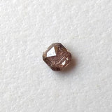 3.4x3.2 mm Light Pink Emerald Cut Diamond, 0.17 Cts Rare Sparkling Clear Pink Emerald Faceted Loose Diamond for Jewelry - PPKJ204