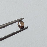 3.3x2.6mm Cognac Diamond Briolette Bead, 0.19Ct Natural Cognac Faceted Tear Drop Bead Diamond Drop For Jewelry - PDD964