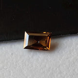 Cognac Brown Baguette Diamond, Rare 3.3x2.2mm Champagne Baguette Cut Rectangle Faceted MELEE Diamond for Ring - PDD960