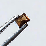 Cognac Brown Baguette Diamond, Rare 3.3x2.2mm Champagne Baguette Cut Rectangle Faceted MELEE Diamond for Ring - PDD960