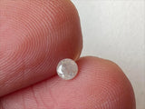 0.19 Ct White Diamond Polished Brilliant Cut 3.1mm Round White Solitaire Diamond