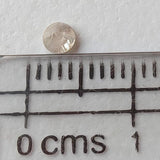 0.19 Ct White Diamond Polished Brilliant Cut 3.1mm Round White Solitaire Diamond