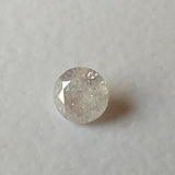 0.19 Ct White Diamond Polished Brilliant Cut 3.1mm Round White Solitaire Diamond
