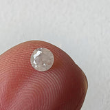 0.19 Ct White Diamond Polished Brilliant Cut 3.1mm Round White Solitaire Diamond