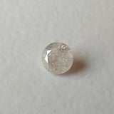 0.19 Ct White Diamond Polished Brilliant Cut 3.1mm Round White Solitaire Diamond