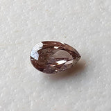 4x2.5mm Pink Champagne Pear Cut Diamond, Rare Sparkling Clear Pink Pear Shaped Faceted Loose Diamond for Jewelry - PPKJ202