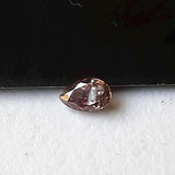 4x2.5mm Pink Champagne Pear Cut Diamond, Rare Sparkling Clear Pink Pear Shaped Faceted Loose Diamond for Jewelry - PPKJ202