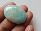 29x20mm Amazonite Cabochons, Natural Amazonite Flat Back Plain Pear Cabochons For Jewelry - PSG396