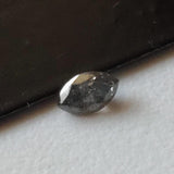 5.1x3.1mm Salt And Pepper Marquise Cut Diamond, 1 Pc Marquise Shaped Fancy Brilliant Cut Faceted Diamond for Ring - PDD956