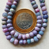 5-5.5mm Lavender Opal Faceted Rondelle Beads, Lavender Colour Opal Beads for Jewelry, 8 Inches - PSG395
