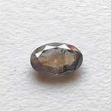 Salt And Pepper Diamond, CONFLICT FREE 6x4mm, 0.43 Ct Oval Shaped Brilliant Cut Faceted Clear Black Diamond For Jewelry - PDD972