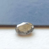 Salt And Pepper Diamond, CONFLICT FREE 6x4mm, 0.43 Ct Oval Shaped Brilliant Cut Faceted Clear Black Diamond For Jewelry - PDD972