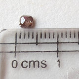 3.4x3.2 mm Light Pink Emerald Cut Diamond, 0.17 Cts Rare Sparkling Clear Pink Emerald Faceted Loose Diamond for Jewelry - PPKJ204