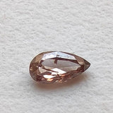 4.4x2.3mm Clear Pink Pear Diamond, Loose Faceted Rose Cut Double Cut Pear Shaped Diamond for Ring - PPKJ211