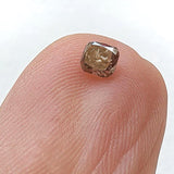 2.8x3.1mm Champagne Pink Cushion Cut Diamond, 0.20 Cts Loose Square Cushion Rose Cut Diamond For Ring - PPKJ212