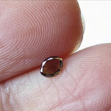 Loose Natural Cognac Brown For Marquise Brilliant Cut Diamond for Ring, 3x4mm