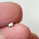 Cognac Brown Baguette Diamond, Rare 3.3x2.2mm Champagne Baguette Cut Rectangle Faceted MELEE Diamond for Ring - PDD960