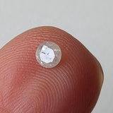 0.19 Ct White Diamond Polished Brilliant Cut 3.1mm Round White Solitaire Diamond